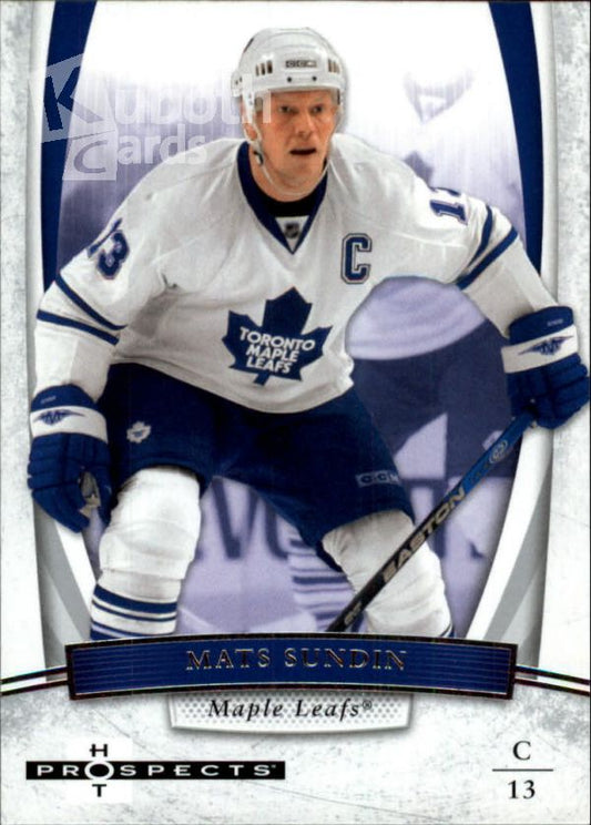 NHL 2007-08 Hot Prospects - No 58 - Mats Sundin