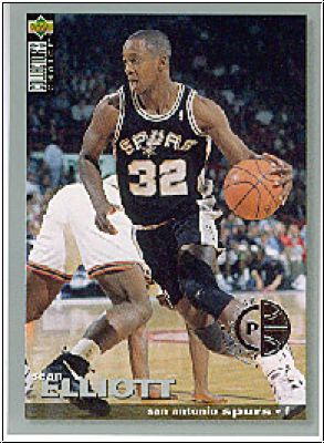 NBA 1995-96 Collector's Choice Players Club - No 252 - Sean Elliott