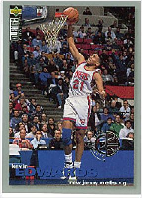 NBA 1995-96 Collector's Choice Players Club - No 236 - Kevin Edwards