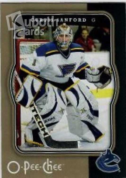 NHL 2007-08 O-Pee-Chee - No 479 - Curtis Sanford