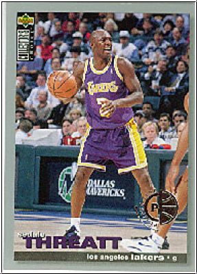 NBA 1995-96 Collector's Choice Players Club - No 230 - Sedale Threatt