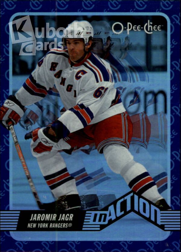 NHL 2007-08 O-Pee-Chee In Action - No IA8 - Jaromir Jagr