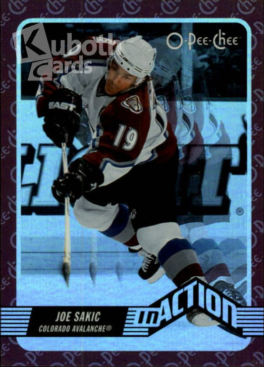 NHL 2007-08 O-Pee-Chee In Action - No IA14 - Joe Sakic