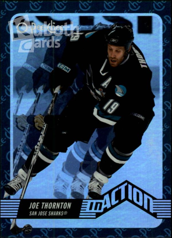 NHL 2007-08 O-Pee-Chee In Action - No IA19 - Joe Thornton