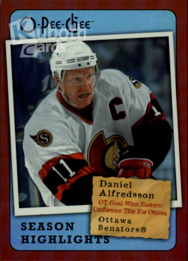 NHL 2007-08 O-Pee-Chee Season Highlights - No SH2 - Daniel Alfredsson