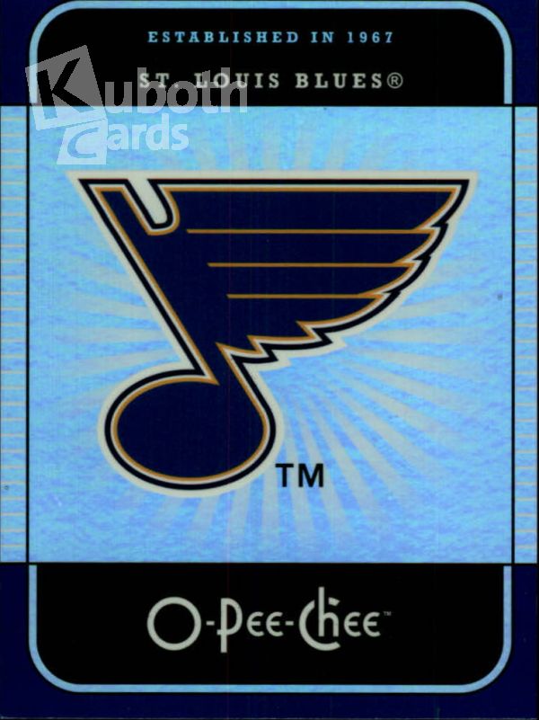 NHL 2007-08 O-Pee-Chee Team Checklists - No CL26 - St. Louis Blues