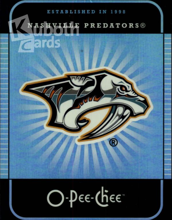 NHL 2007-08 O-Pee-Chee Team Checklists - No CL17 - Nashville Predators