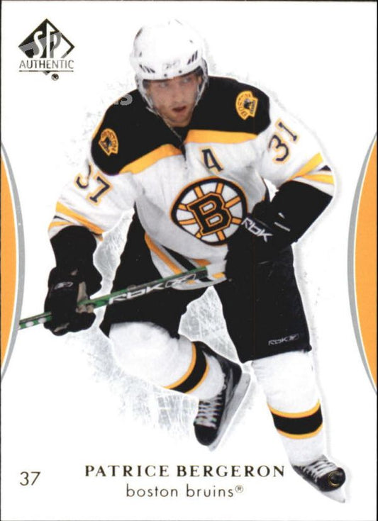 NHL 2007-08 SP Authentic - No 7 - Patrice Bergeron