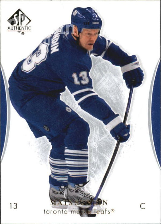 NHL 2007-08 SP Authentic - No 20 - Mats Sundin