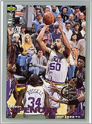 NBA 1995-96 Collector's Choice Players Club - No 227 - Felton Spencer