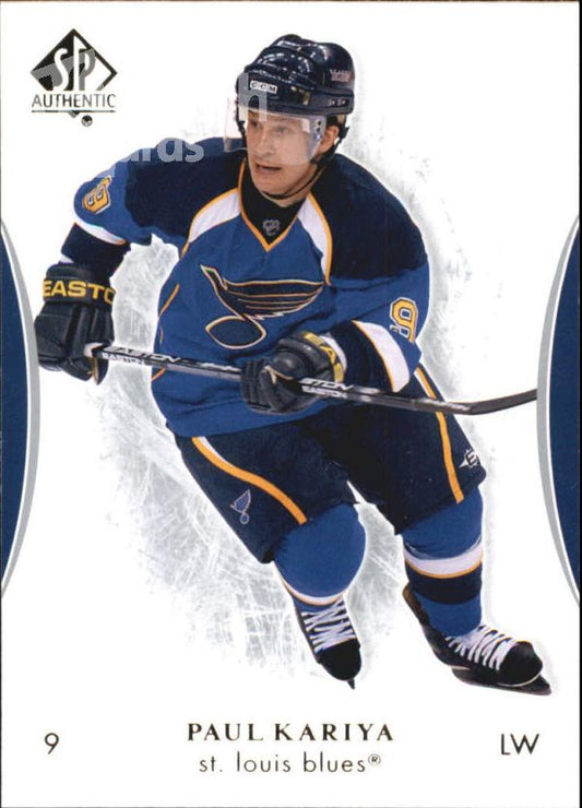 NHL 2007-08 SP Authentic - No 66 - Paul Kariya