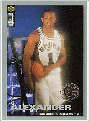 NBA 1995-96 Collector's Choice Players Club - No 211 - Cory Alexander