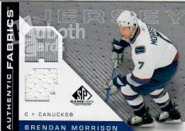 NHL 2007-08 SP Game Used - No AF-BM - Brendan Morrison