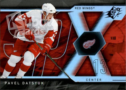 NHL 2007-08 SPx - No 44 - Pavel Datsyuk