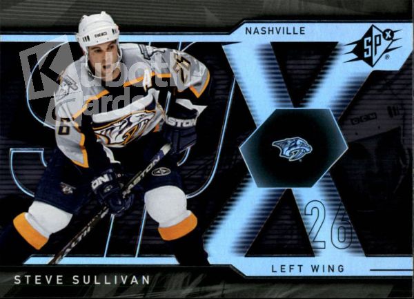 NHL 2007-08 SPx - No 47 - Steve Sullivan