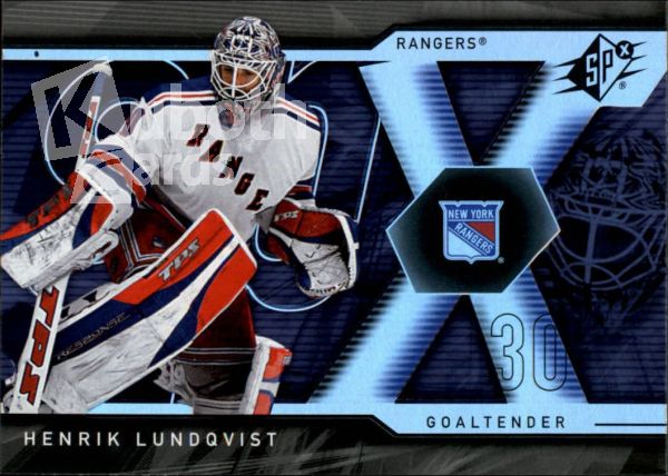 NHL 2007-08 SPx - No 91 - Henrik Lundqvist