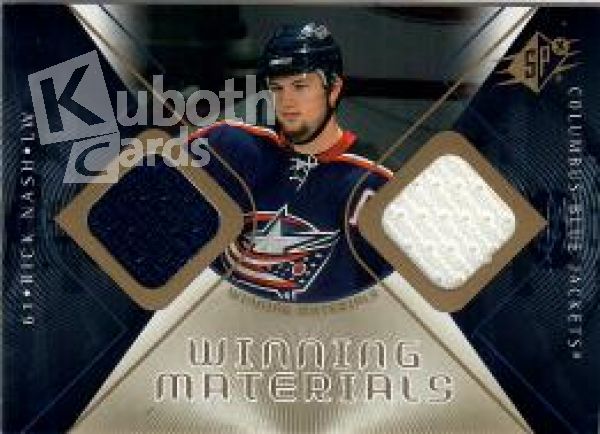 NHL 2007-08 SPx Winning Materials - No WM-RN - Rick Nash