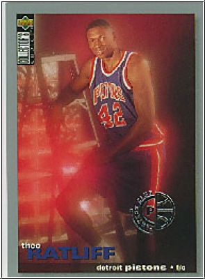 NBA 1995-96 Collector's Choice Players Club - No 305 - Theo Ratliff