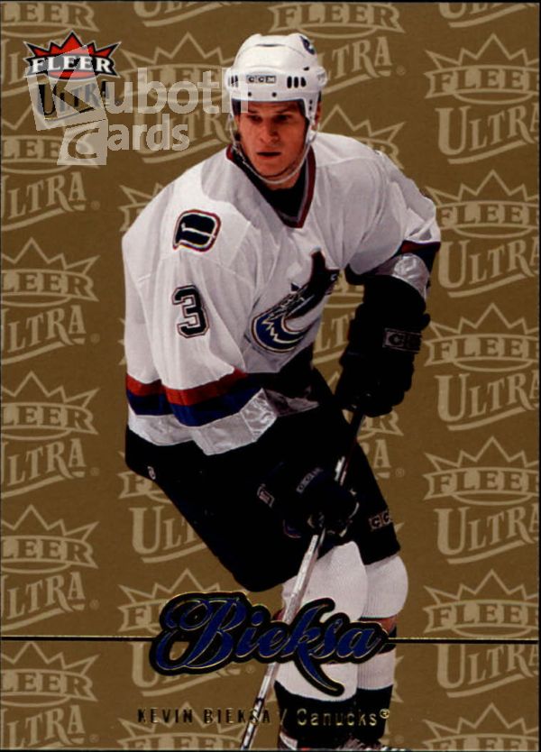 NHL 2007-08 Ultra Gold Medallion - No 10 - Kevin Bieksa