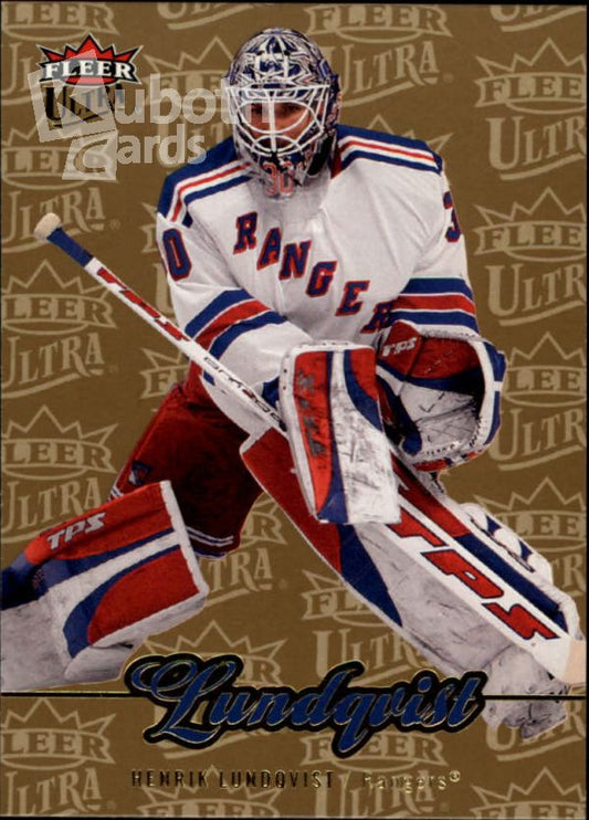 NHL 2007-08 Ultra Gold Medallion - No 65 - Henrik Lundqvist