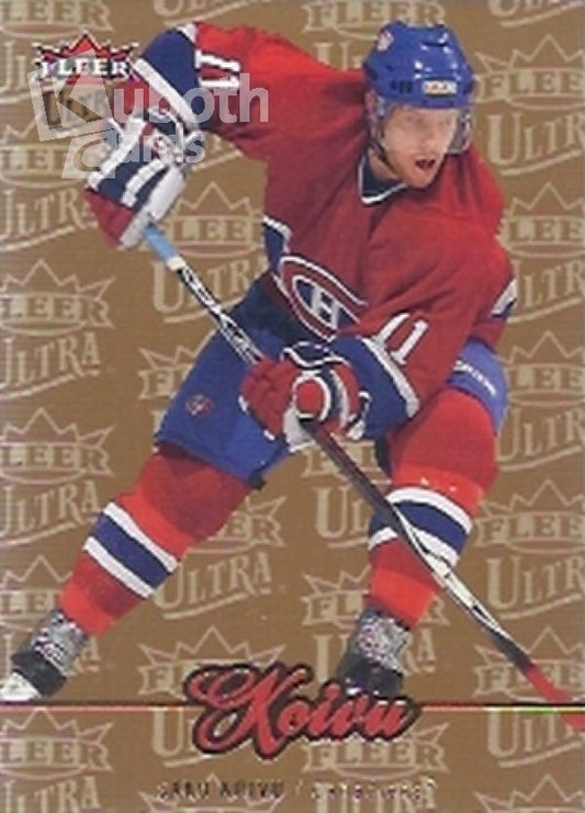 NHL 2007-08 Ultra Gold Medallion - No 93 - Saku Koivu