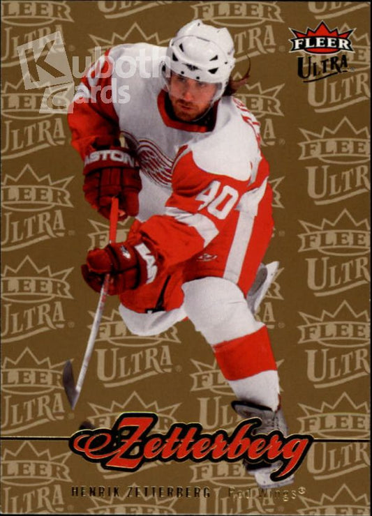 NHL 2007-08 Ultra Gold Medallion - No 125 - Henrik Zetterberg