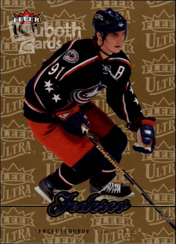 NHL 2007-08 Ultra Gold Medallion - No. 142 - Sergei Fedorov