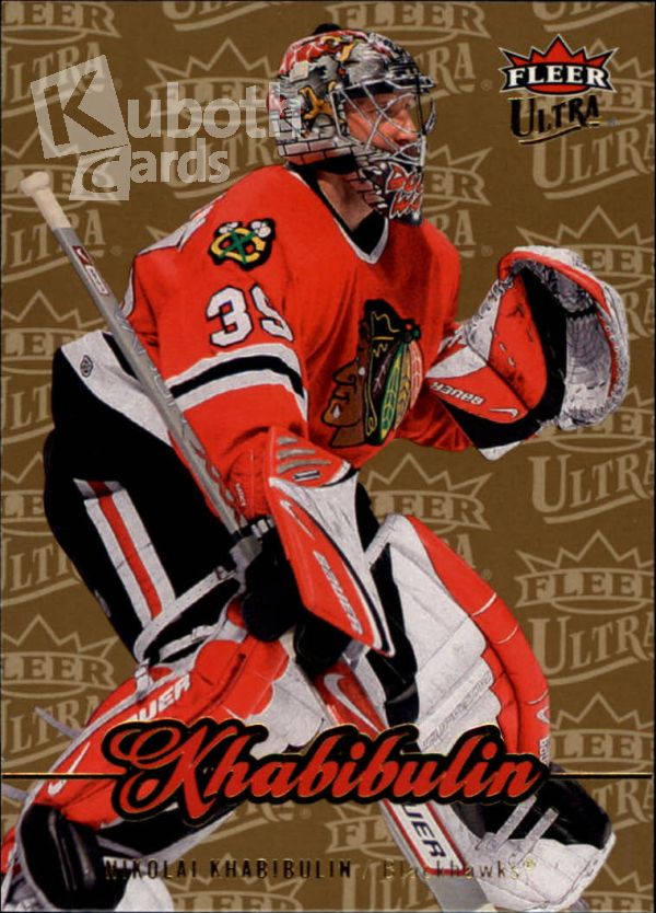 NHL 2007-08 Ultra Gold Medallion - No 154 - Nikolai Khabibulin