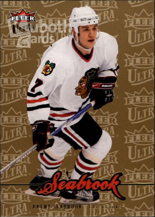 NHL 2007-08 Ultra Gold Medallion - No 15 - Brent Seabrook