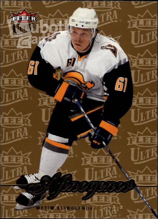 NHL 2007-08 Ultra Gold Medallion - No. 176 - Maxim Afinogenov