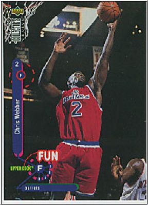 NBA 1995-96 Collector's Choice International German I - No 194 - Chris Webber