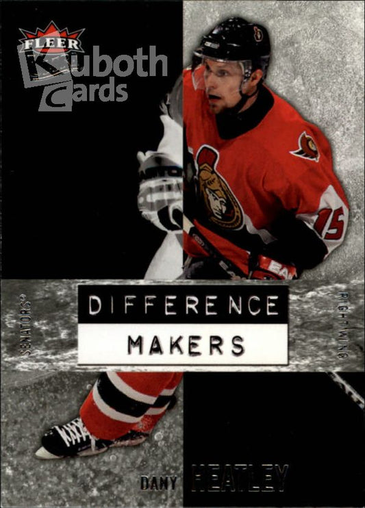 NHL 2007-08 Ultra Difference Makers - No DM10 - Dany Heatley