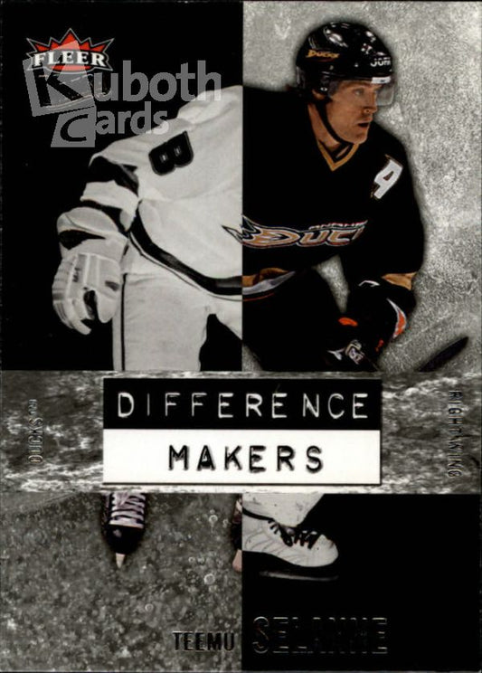 NHL 2007-08 Ultra Difference Makers - No DM14 - Teemu Selanne