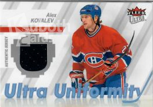 NHL 2007-08 Ultra Uniformity - No U-AK - Alex Kovalev