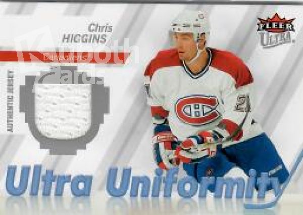 NHL 2007-08 Ultra Uniformity - No U-CH - Chris Higgins