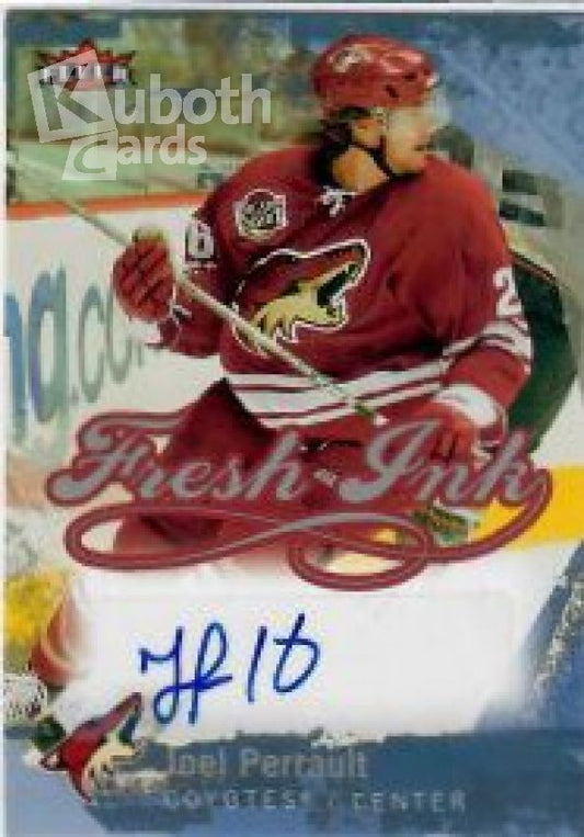 NHL 2007-08 Ultra Fresh Ink - No FI-JP - Joel Perrault