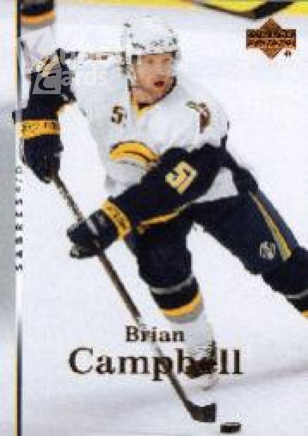 NHL 2007-08 Upper Deck - No 137 - Brian Campbell