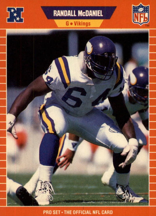 NFL 1989 ProSet - No 235 - Randall McDaniel