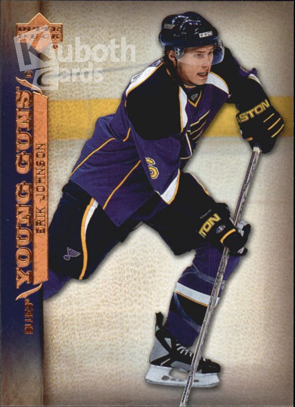 NHL 2007-08 Upper Deck - No. 243 - Erik Johnson