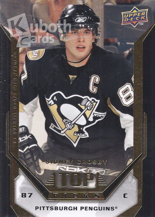 NHL 2007-08 Upper Deck Top Picks - No TT1 - Sidney Crosby