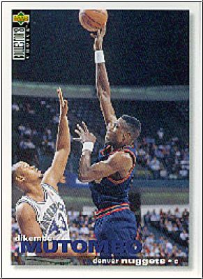 NBA 1995-96 Collector's Choice - No 255 - Dikembe Mutombo