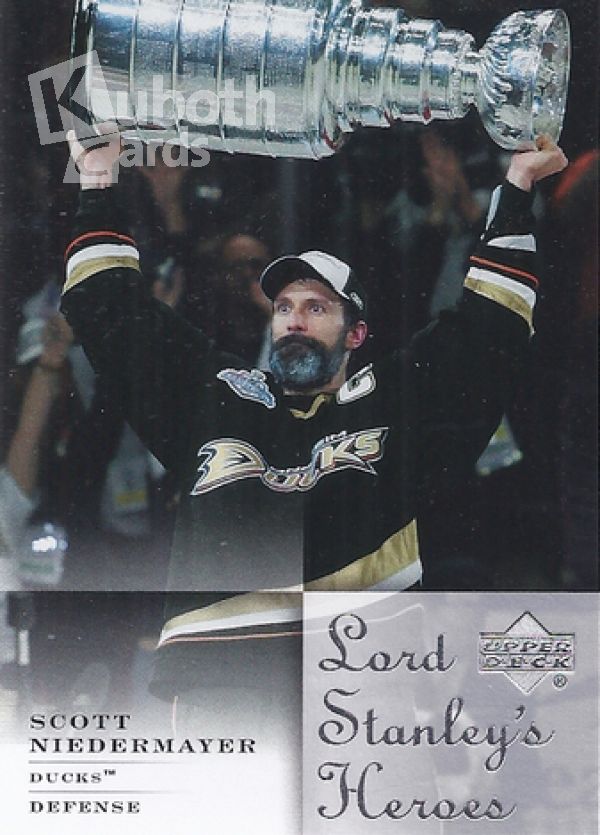 NHL 2007-08 Upper Deck Lord Stanley's Heroes - No LSH4 - Scott Niedermayer