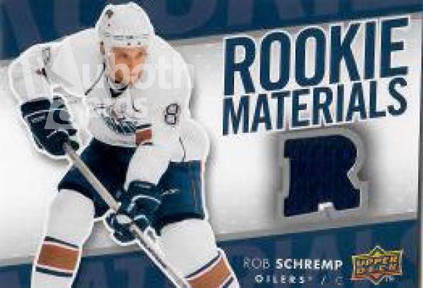 NHL 2007-08 Upper Deck Rookie Materials - No RM-RS - Rob Schremp