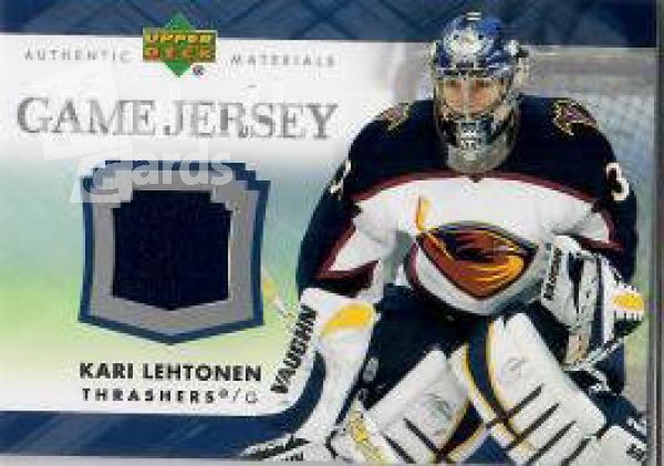 NHL 2007-08 Upper Deck Game Jerseys - No J-KL - Kari Lehtonen