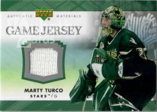 NHL 2007-08 Upper Deck Game Jerseys - No J-MT - Marty Turco