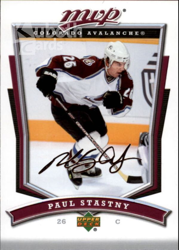 NHL 2007-08 Upper Deck MVP - No 6 - Paul Stastny