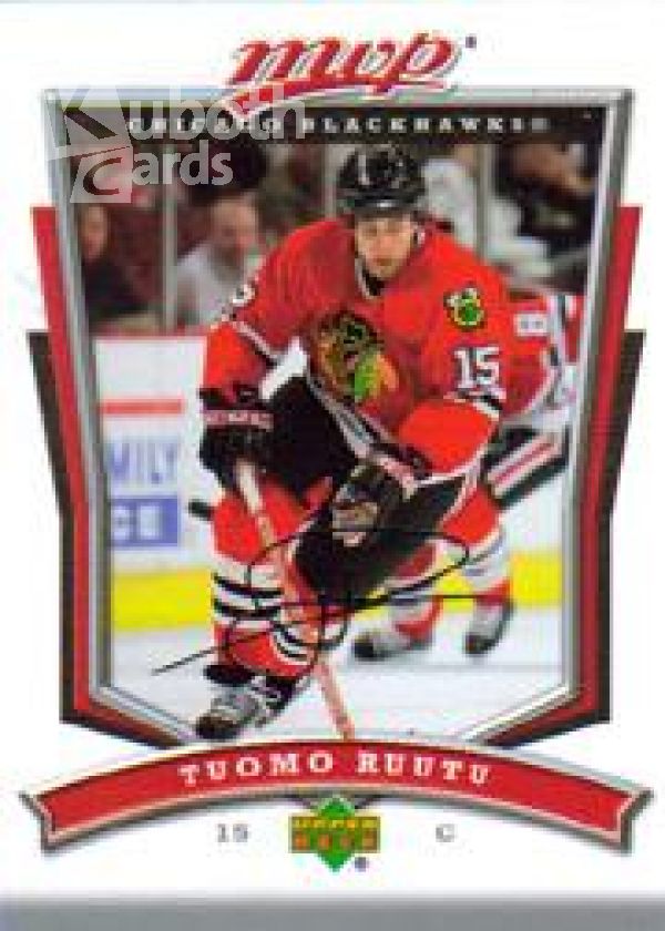 NHL 2007-08 Upper Deck MVP - No. 21 - Tuomo Ruutu