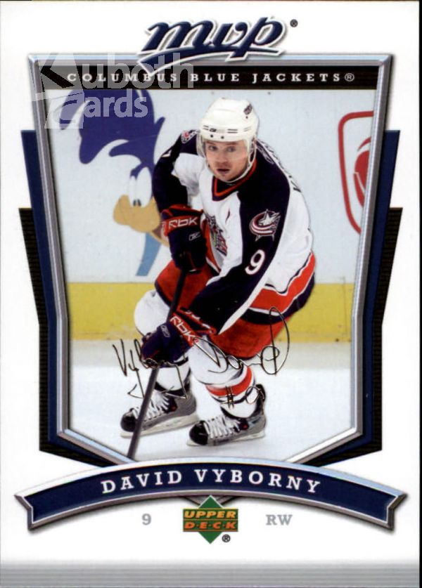 NHL 2007-08 Upper Deck MVP - No. 27 - David Vyborny