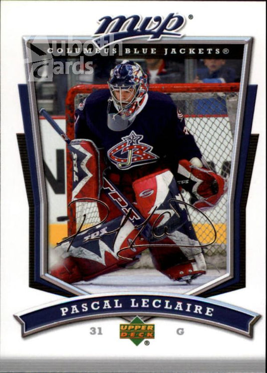 NHL 2007-08 Upper Deck MVP - No 28 - Pascal Leclaire