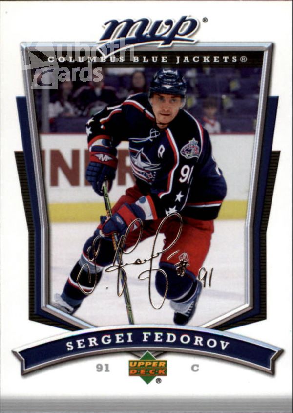 NHL 2007-08 Upper Deck MVP - No 29 - Sergei Fedorov